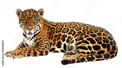 Jaguar isolated on transparent background, PNG