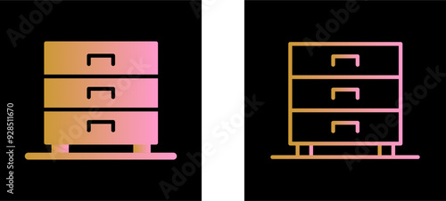 Drawers Vector Icon