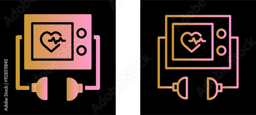 Defibrillator Vector Icon