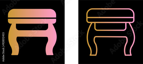 Stool Vector Icon