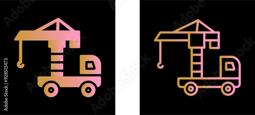 Lifter Crane Vector Icon