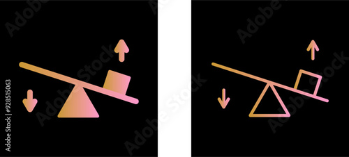 Seesaw Vector Icon