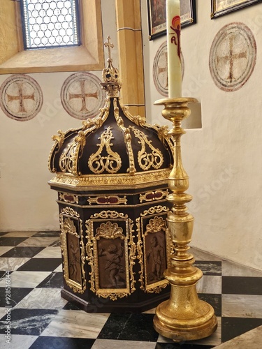 Obraz na płótnie Maria Wörth Kärnten w salonie