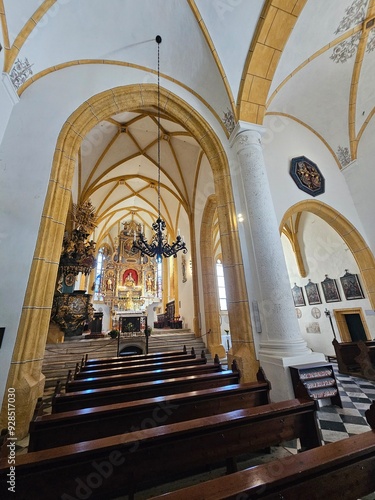 Obraz na płótnie Maria Wörth Kärnten w salonie