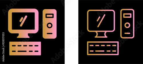 Computer Vector Icon