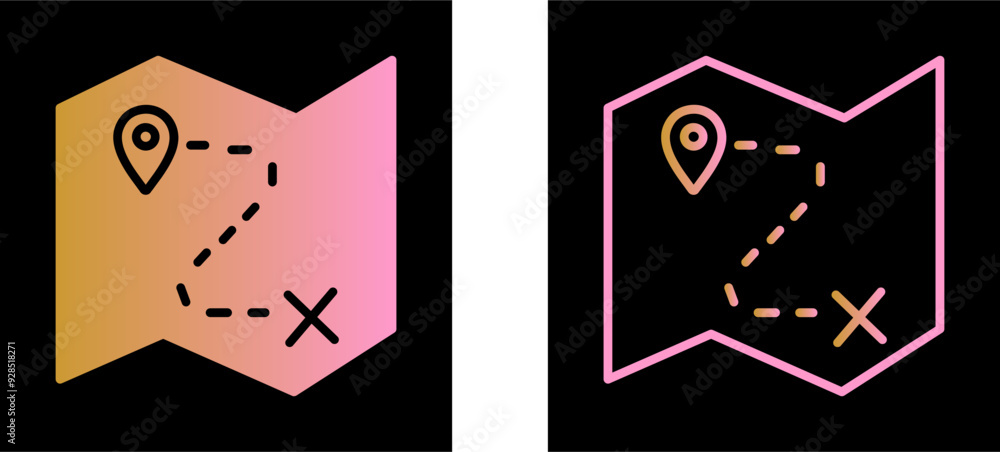 Map Vector Icon Map Vector Icon