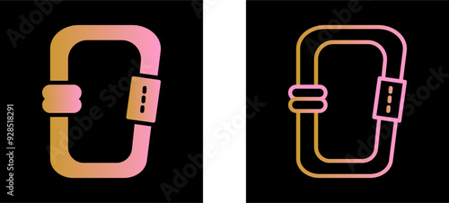 Carabiner Vector Icon