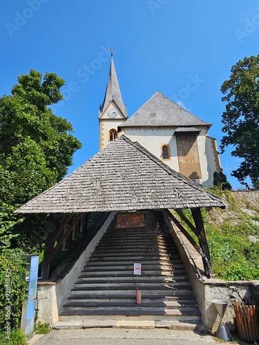Obraz na płótnie Maria Wörth Kärnten w salonie