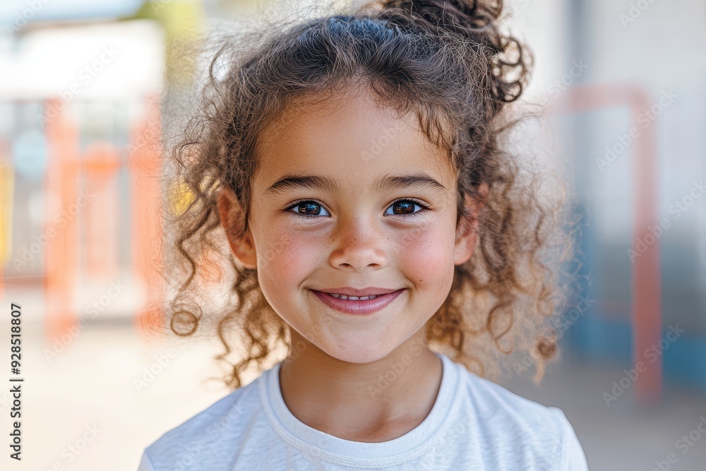 Energizing Fun: Child in Whimsical Fitness Tracker on School Playground with Vibrant Activity Metrics Encouraging Exercise Energizing Fun: Child in Whimsical Fitness Tracker on School Playground with Vibrant Activity Metrics Encouraging Exercise