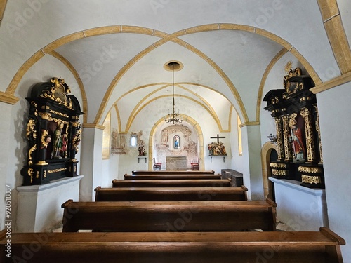 Obraz na płótnie Maria Wörth Kärnten w salonie