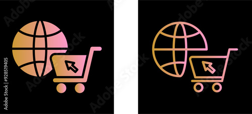 E commerce Online Store Vector Icon