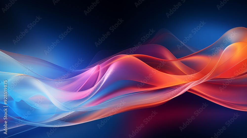 Abstract colorful background with waves. Abstract background with colorful smooth waving texture Abstract colorful background with waves. Abstract background with colorful smooth waving texture