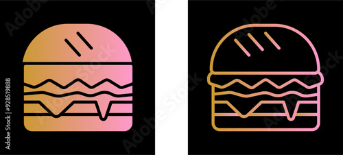 Hamburger Vector Icon