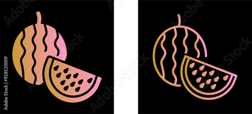 Watermelon Vector Icon