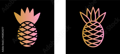 Pineapple Vector Icon