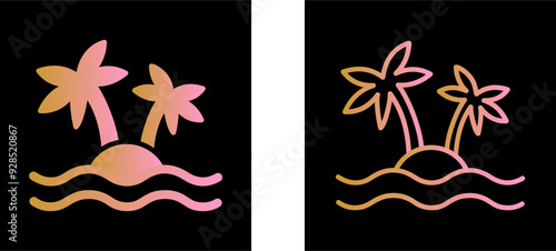 Island Vector Icon