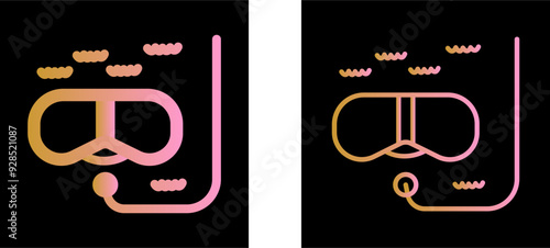 Snorkeling Vector Icon
