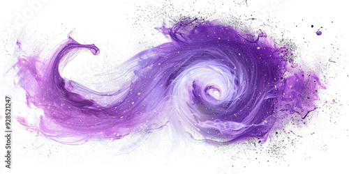 Dynamic magical whirlwind, representing a powerful enchantment spell, on a clean white background.