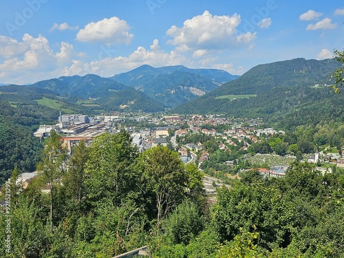 Obraz na płótnie Burg Oberkapfenberg, Kapfenberg, Steiermark w salonie