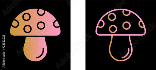 Mushroom Vector Icon