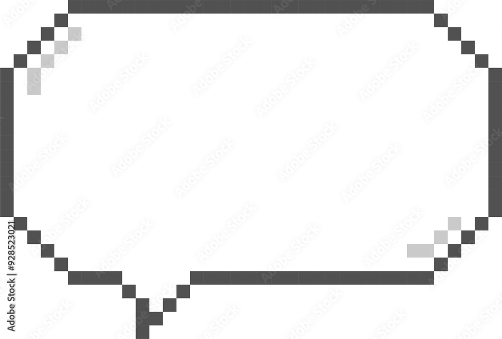 8bit retro game pixel art speech bubble balloon icon sticker memo keyword planner text box banner, flat png isolated transparent element design 8bit retro game pixel art speech bubble balloon icon sticker memo keyword planner text box banner, flat png isolated transparent element design