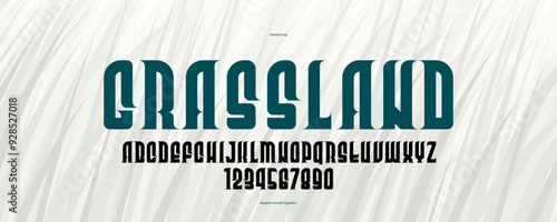 Modern luxury vector font, elegant display typeface in classic style best for logo and emblem creation, fashion typography classy and exclusive style, for titles and slogans.