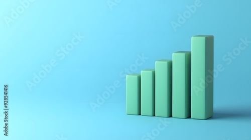 Minimalist bar chart with vertical columns on a light blue background, representing data growth and business progress. Free Download Minimalist bar chart with vertical columns on a light blue background, representing data growth and business progress. - GFXLoad