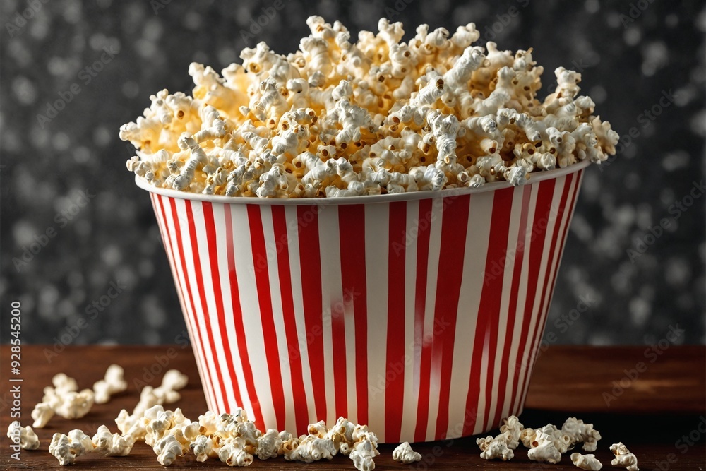 Popcorn Bucket on Table