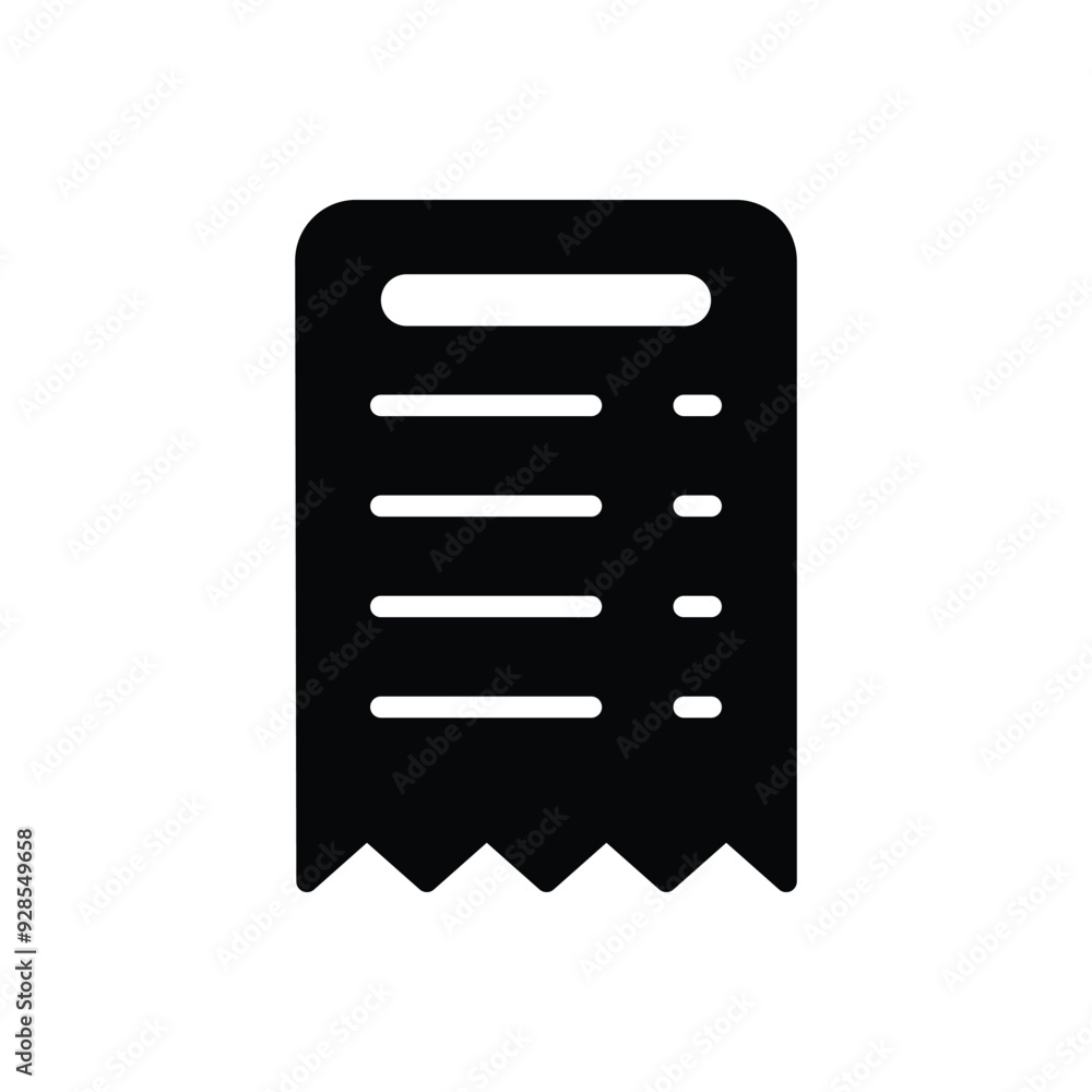 Bill vector icon Bill vector icon