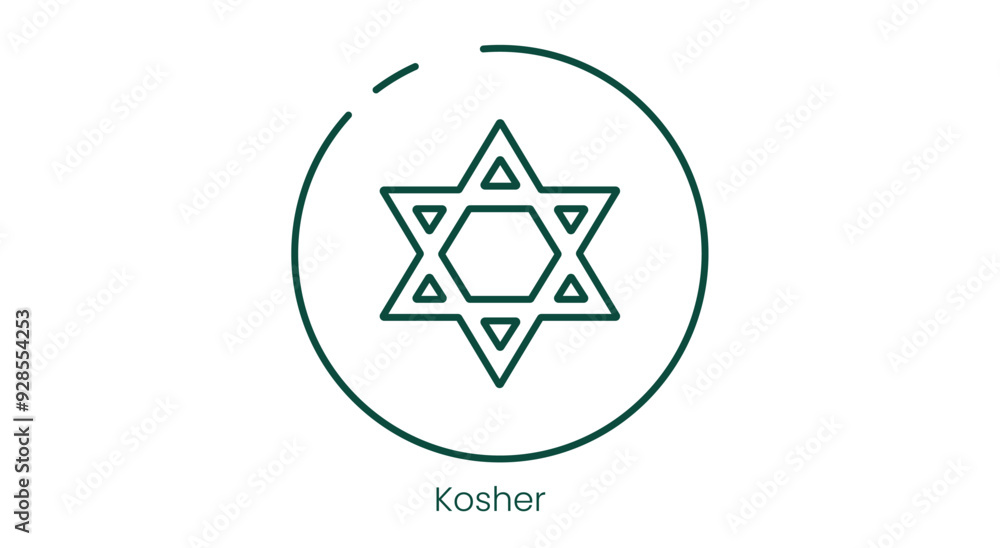 kosher food icon vector illustration kosher food icon vector illustration