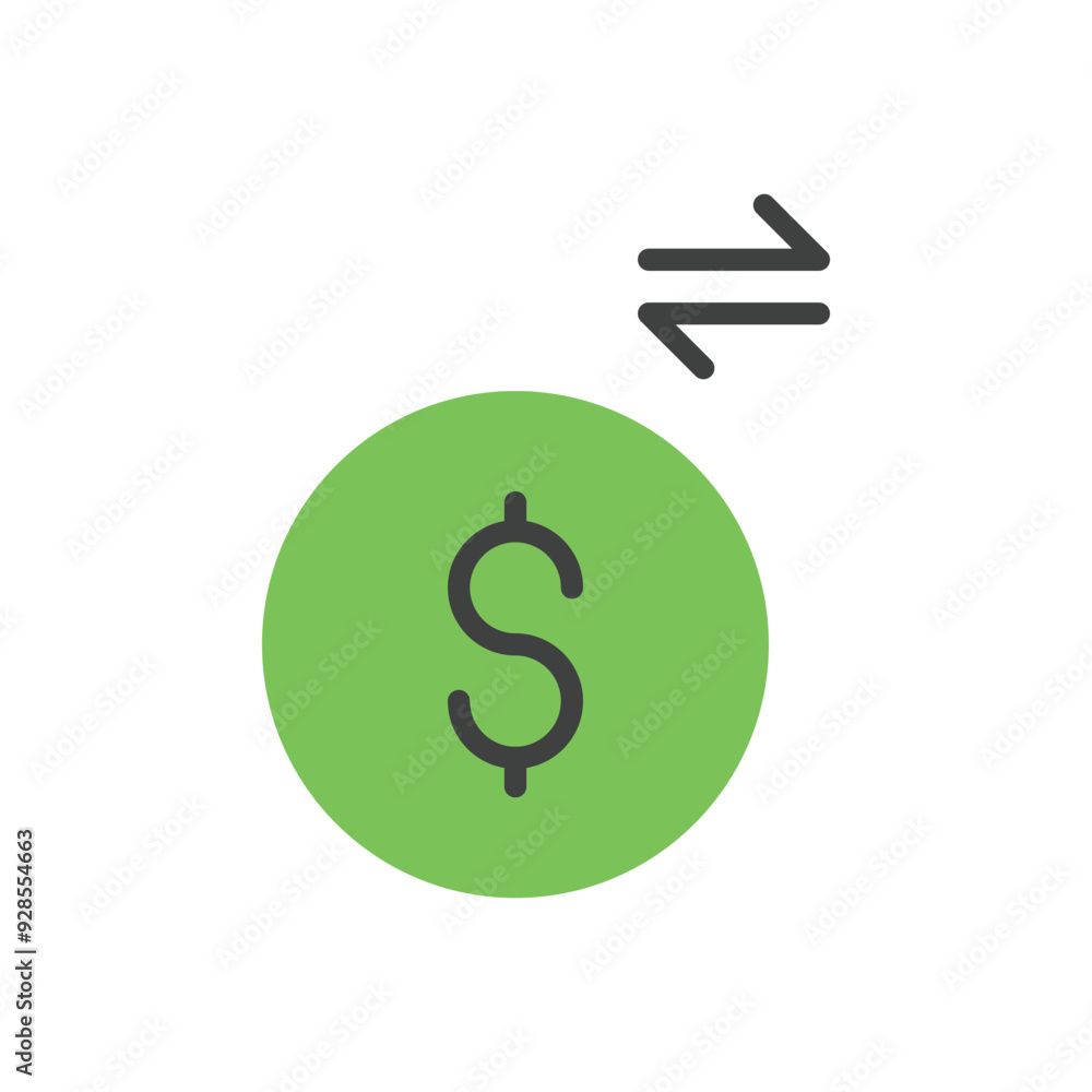 Online Funds Transfer vector icon Online Funds Transfer vector icon