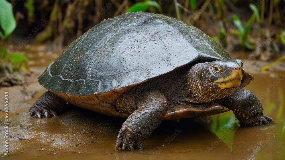 Obraz premium Giant Amazon River Turtle