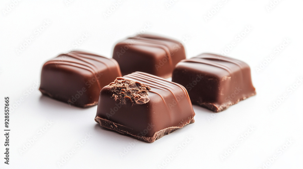 Chocolate isolated white background Chocolate isolated white background