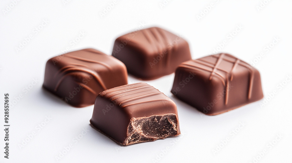 Chocolate isolated white background Chocolate isolated white background