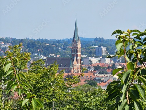 Obraz na płótnie Herz Jesu Kirche Graz w salonie