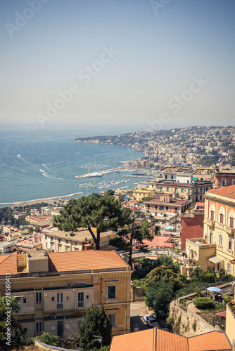 View of the coast in Naples