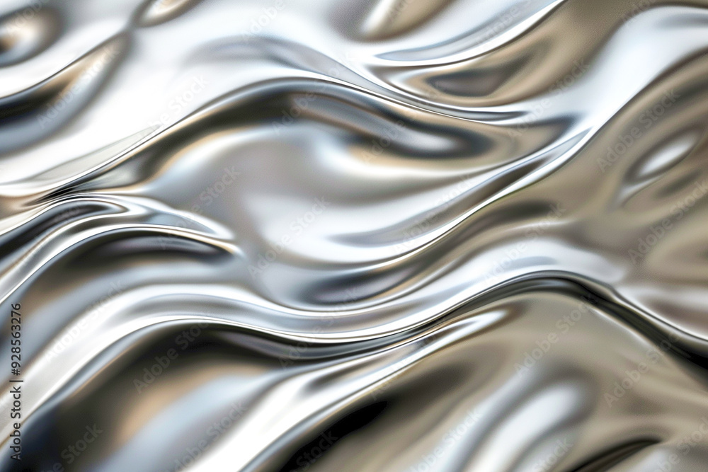 Abstract background with silver wavy lines Abstract background with silver wavy lines
