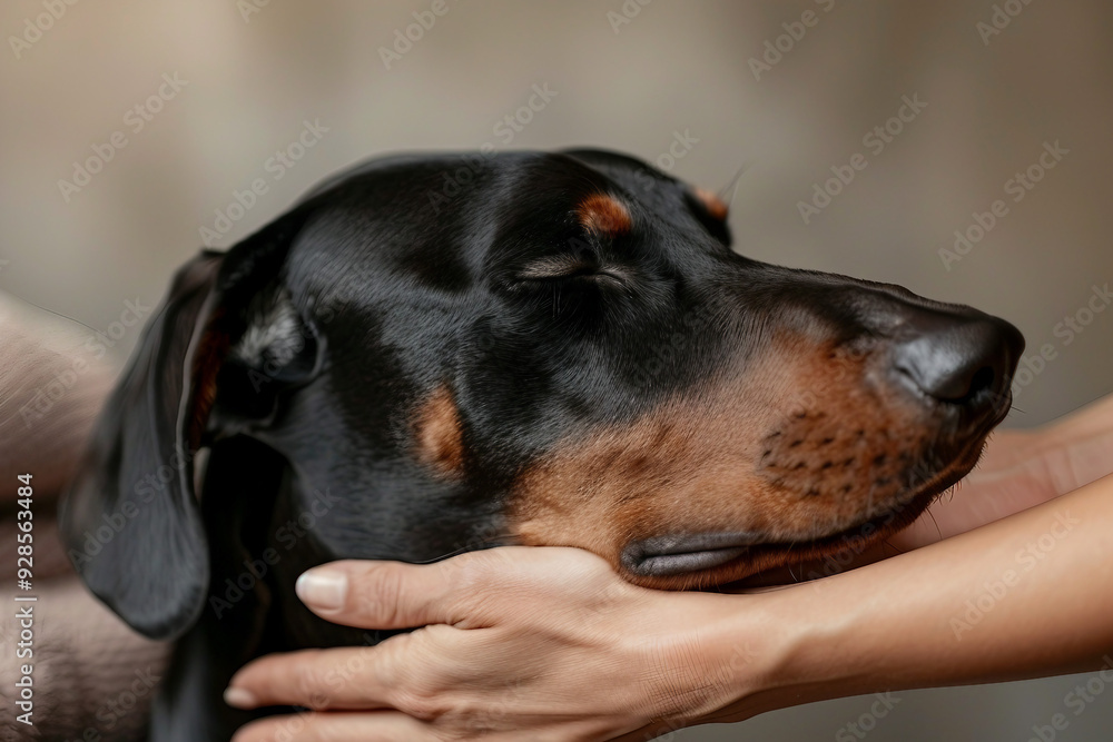 Picture of puppy bath and cleanliness joyful pampering generative AI Picture of puppy bath and cleanliness joyful pampering generative AI
