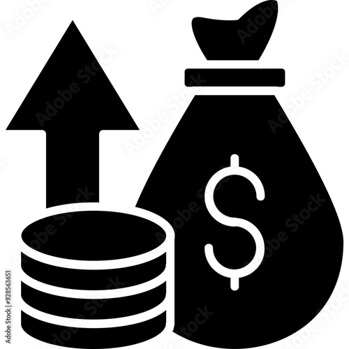 Profit Vector Icon Design