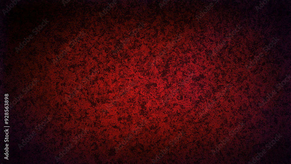 Dramatic 4K abstract background with a grainy texture in deep red and ...