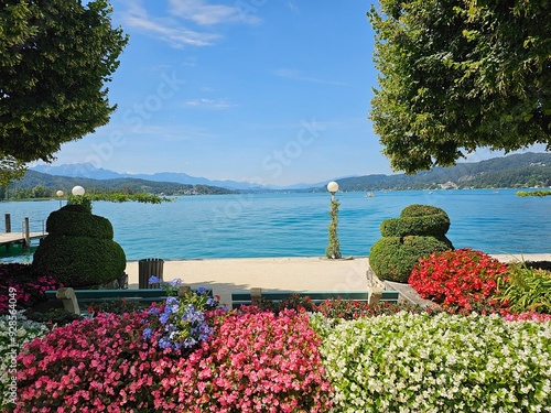 Obraz na płótnie Pörtschach Wörthersee Kärnten w salonie