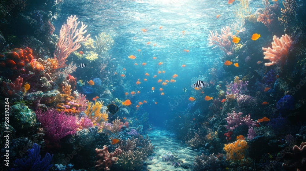 Vibrant Underwater Paradise Vibrant Underwater Paradise
