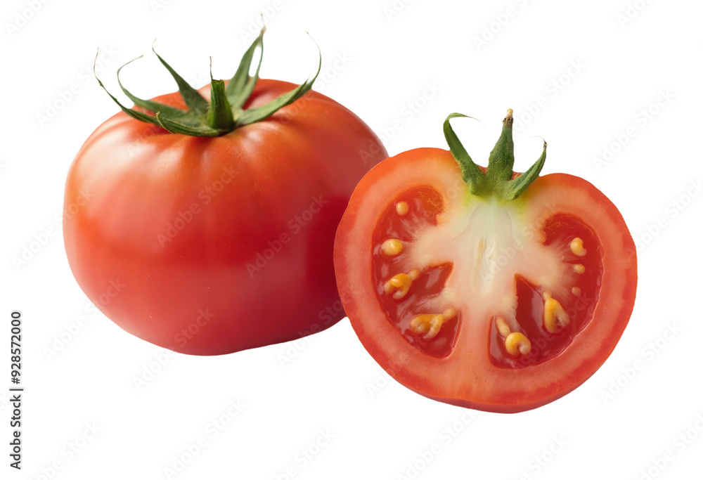 Tomato set. Red tomato collection. Realistic tomatoes on isolared transparent background Tomato set. Red tomato collection. Realistic tomatoes on isolared transparent background
