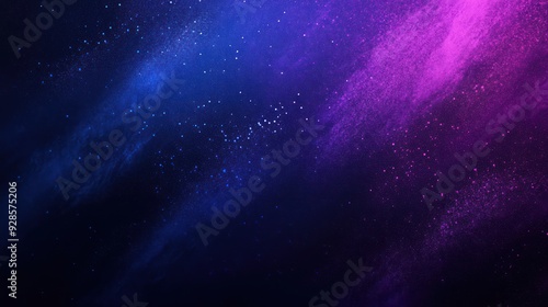 Wallpaper Mural Abstract Cosmic Nebula with Blue and Purple Dust Particles Torontodigital.ca