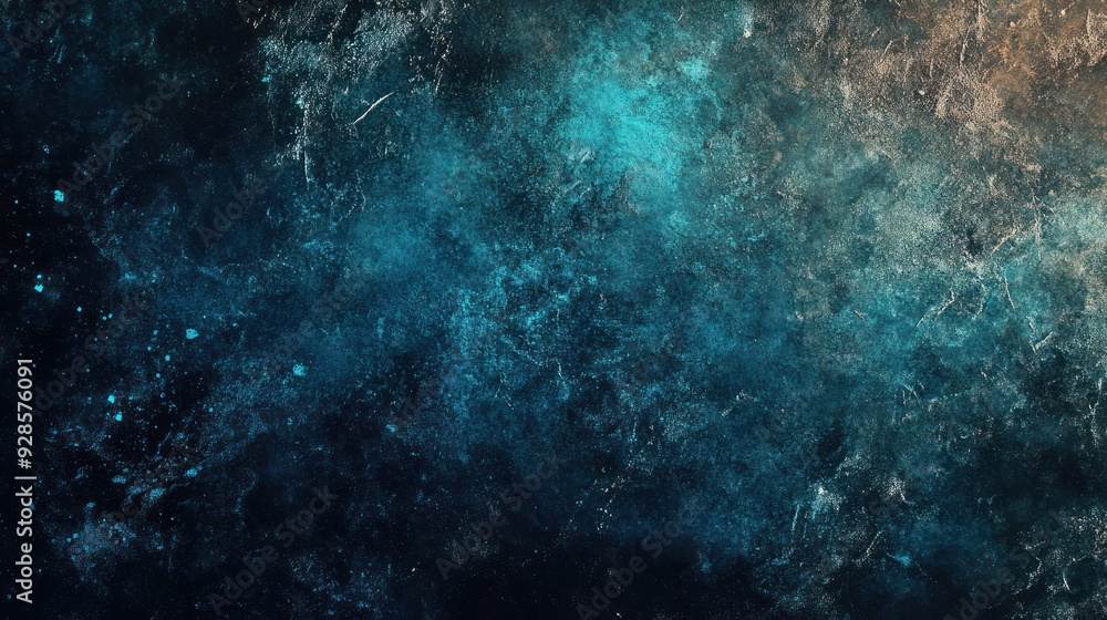 Obraz premium Abstract Textured Blue and Black Background