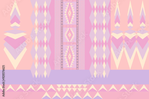 Beautiful striped from geometric pattern in pastel tone