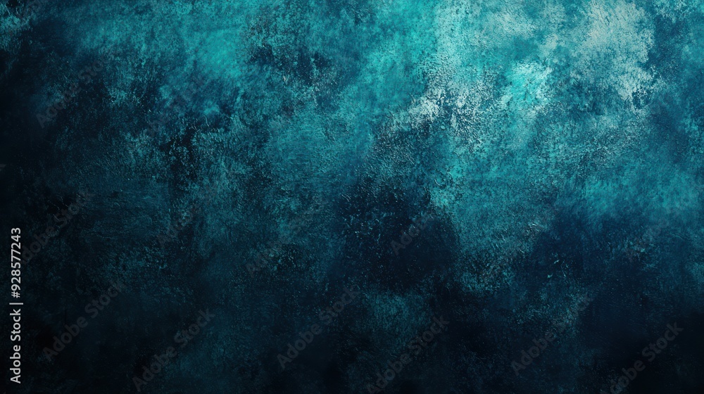 Fototapeta premium Abstract Blue and Black Textured Background