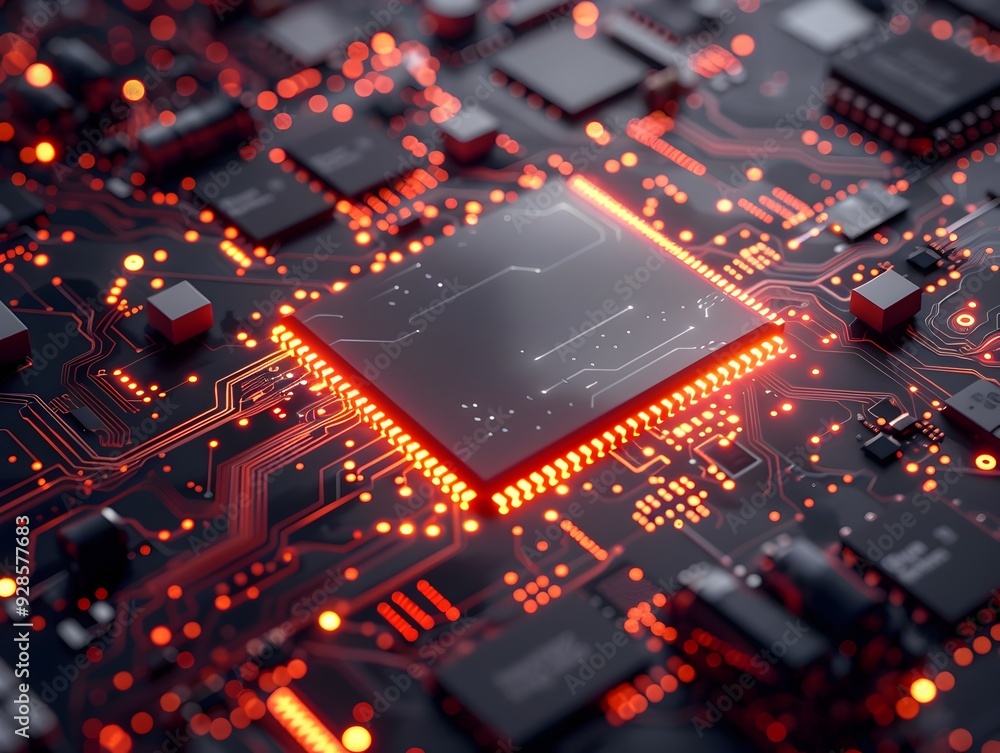 Intricate Design of a High Performance Processor Chip Showcasing Cutting Edge Technology Intricate Design of a High Performance Processor Chip Showcasing Cutting Edge Technology