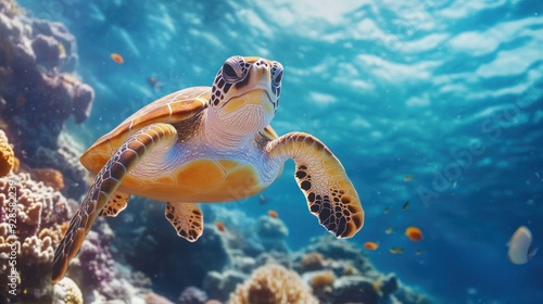 Sea Turtle Underwater Photography