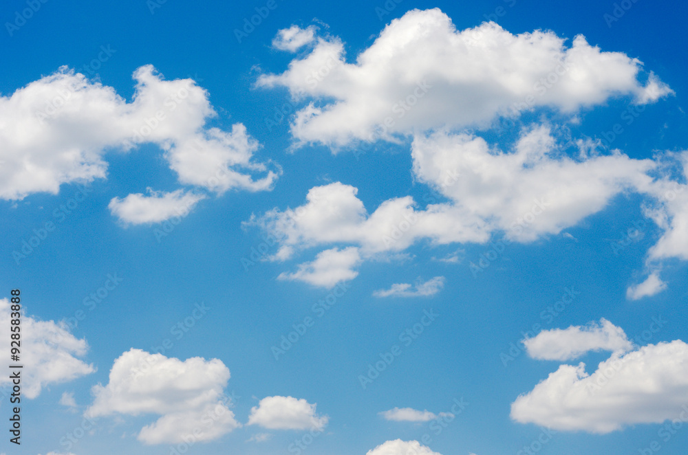 White clouds in blue sky White clouds in blue sky